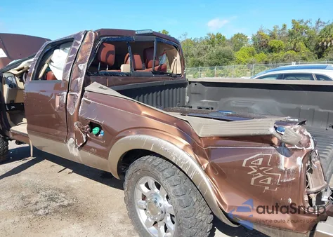 2011 Ford F-250 Lariat из США, поврежденный, VIN 1FT7W2BT0BEB36778